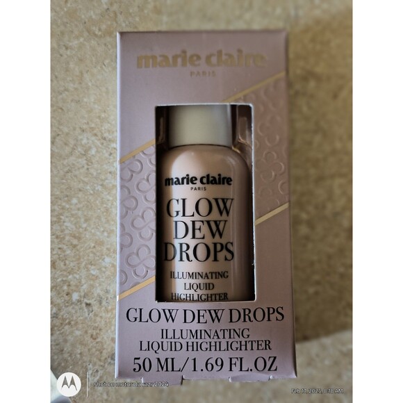 Marie Claire Glow Dew Drops Illuminating Liquid Highlighter 1.69 Fl Ounces NEW - Picture 2 of 7